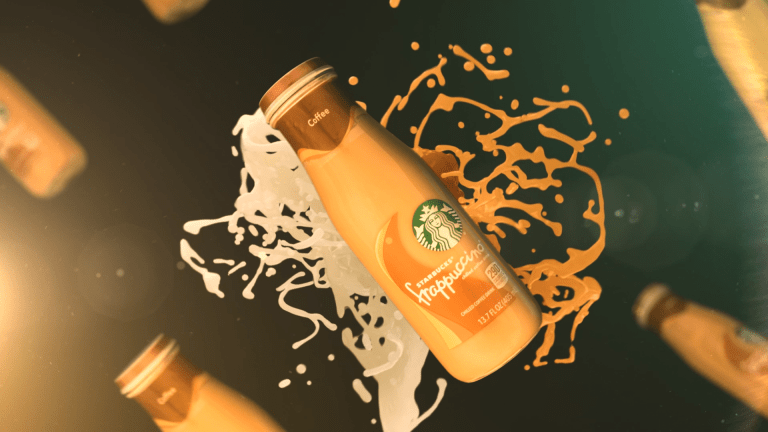 Starbucks Cappuccino 3D Animation