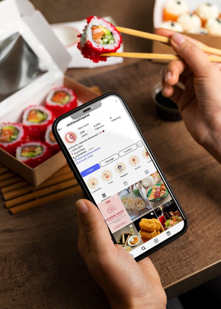 Oishi Sushi Social Media